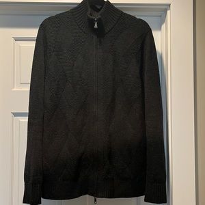 Banana Republic Mock Neck Zip Cardigan